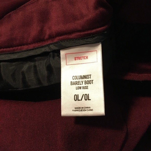 Express Columnist Barely Boot Low Rise Pants - Picture 8 of 8